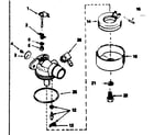 Craftsman 143364192 carburetor no. 632053 diagram