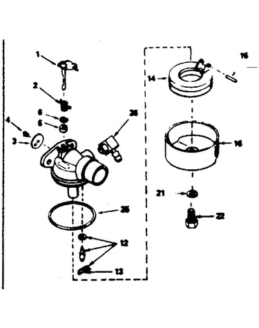 Carburetor no. 632053