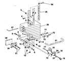 DP 15-0500A-WEIGHT BENCH lower frame diagram