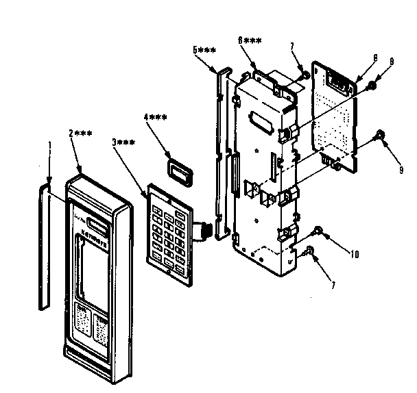 Control panel parts