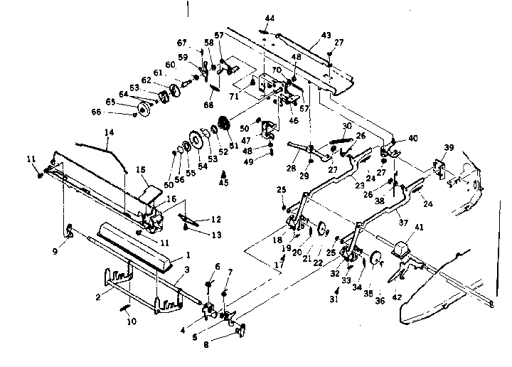 POWER SPACE, POWER BACK AND ESCAPEMENT MECHANISM