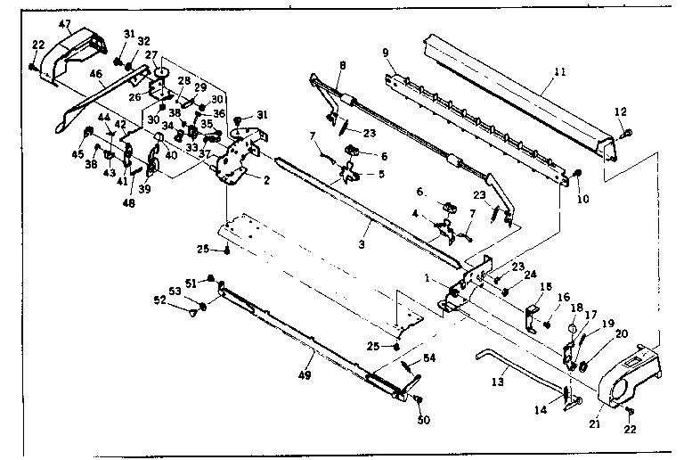 CARRIAGE MECHANISM - NO. 1