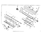 Sears 16153091 carriage mechanism - no. 2 diagram