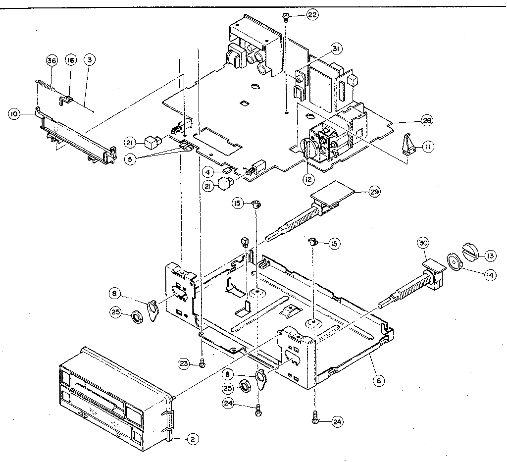 Main pc board assembly