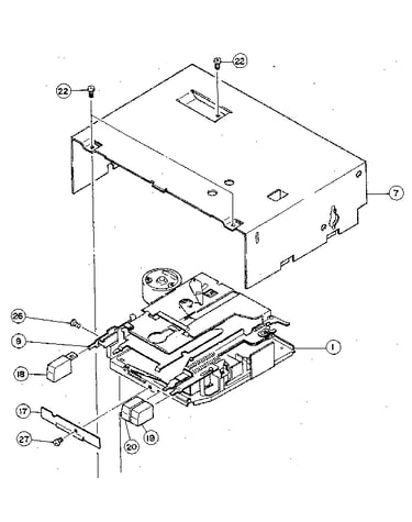 Tape deck assembly