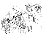 Kenmore 867745980 functional replacement parts diagram