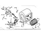Kenmore 867741432 blower assembly diagram