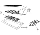 Jenn-Air A158 accessory /grill cartridge diagram