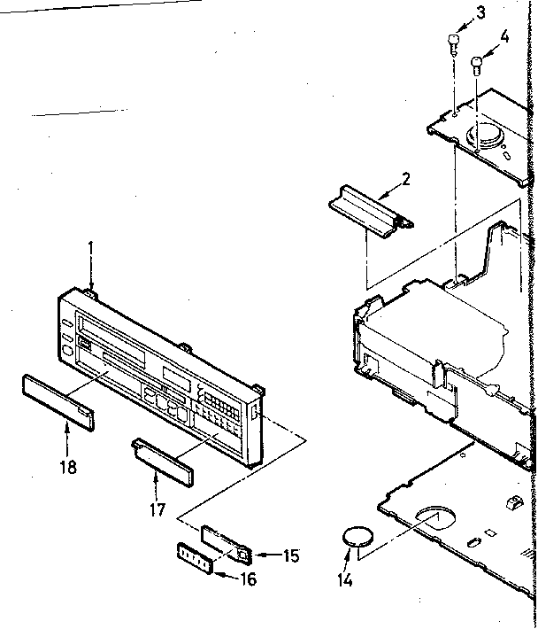 Front panel assembly