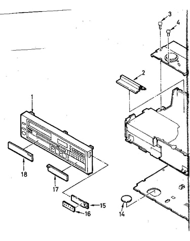 Front panel assembly
