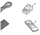 LXI 56453410450 antenna adaptor and remote control diagram