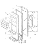 Refrigerator door