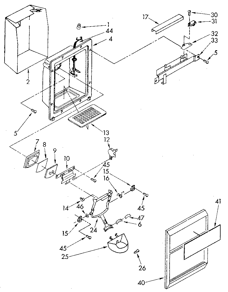 DISPENSER FRONT