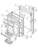 Refrigerator door