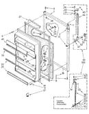Refrigerator door