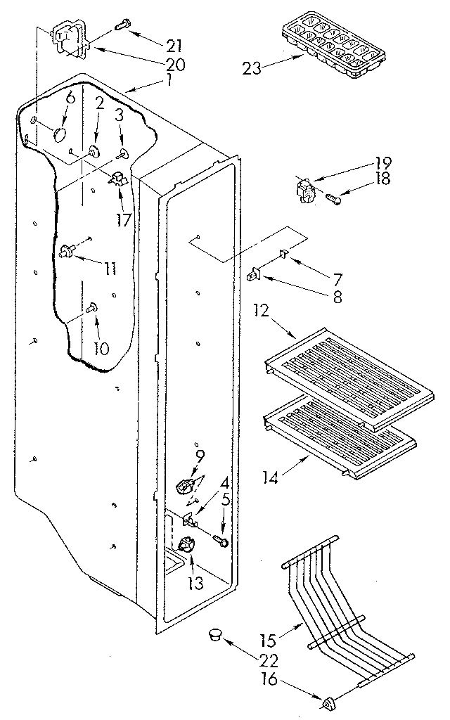 Freezer liner