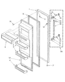 Refrigerator door