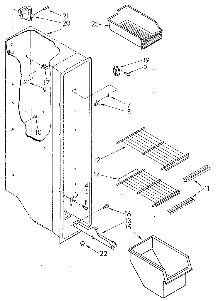 Freezer liner
