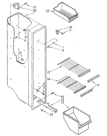 Freezer liner
