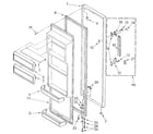 Kenmore 1068590430 refrigerator door diagram