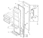 Kenmore 1068590460 refrigerator door diagram