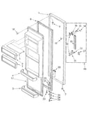 Refrigerator door