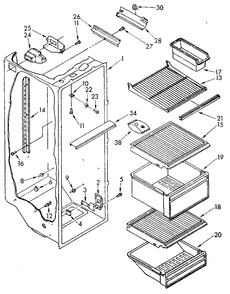 Refrigerator liner