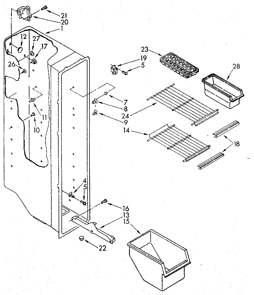 Freezer liner