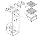 Kenmore 1068490060 refrigerator liner diagram