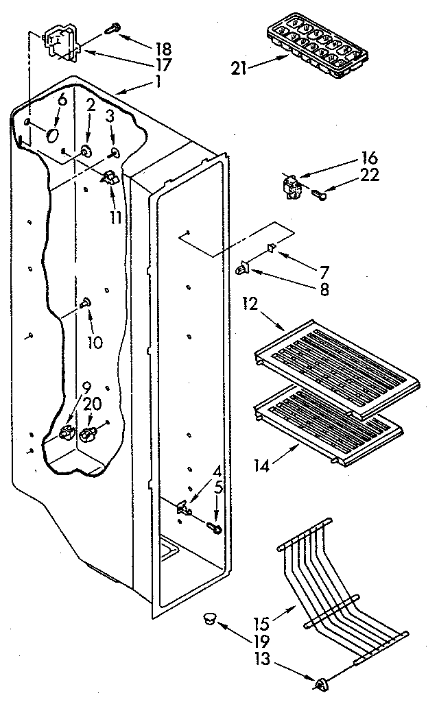 Freezer liner