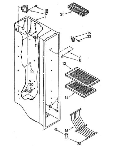 Freezer liner