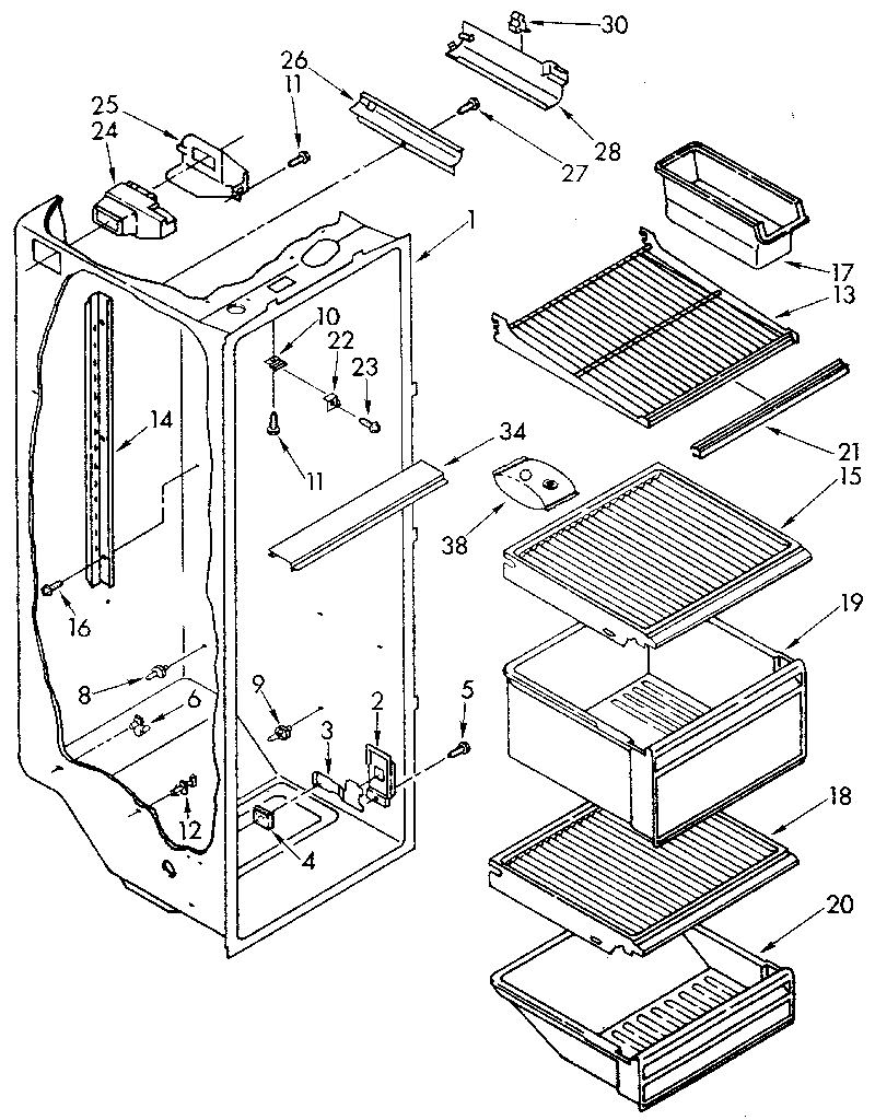 Refrigerator liner