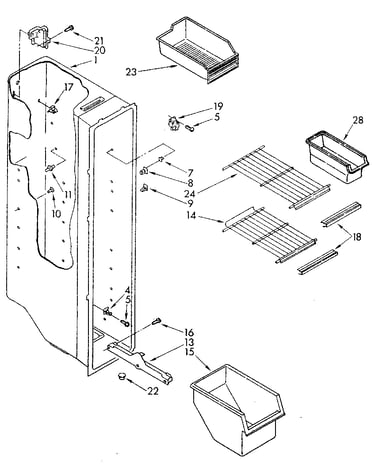 Freezer liner