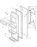 Refrigerator door