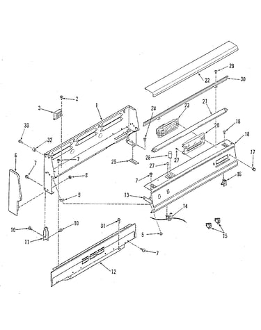 Backguard section