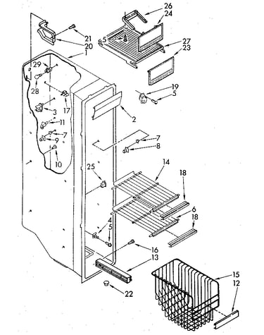 Freezer liner