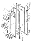 Refrigerator door