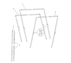 Kenmore 348772770 frame assembly diagram