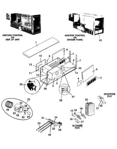Burner orifice and ignitor