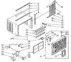 Kenmore 1068760582 cabinet diagram