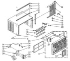 Kenmore 1068760692 cabinet diagram