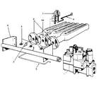 Kenmore 229965241 gas burners and manifold diagram