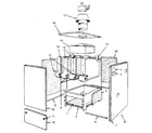 Kenmore 229965251 jacket - sections & base diagram