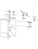 Pressure and glass gauge assembly