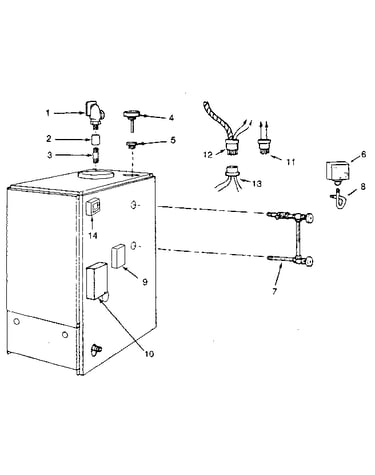 Pressure and glass gauge assembly
