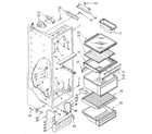 Kenmore 1068592680 refrigerator liner diagram