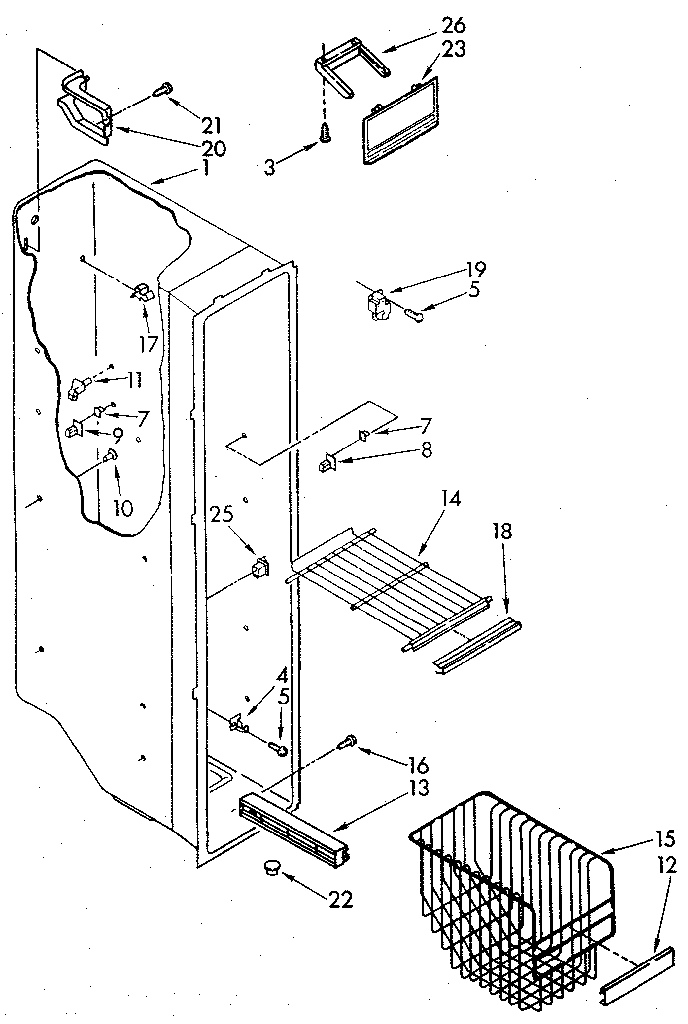 Freezer liner