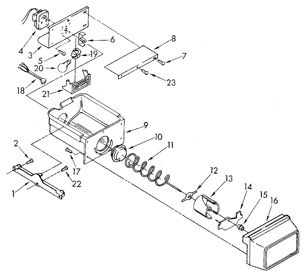 Freezer interior