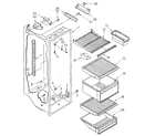 Kenmore 1068590330 refrigerator liner diagram