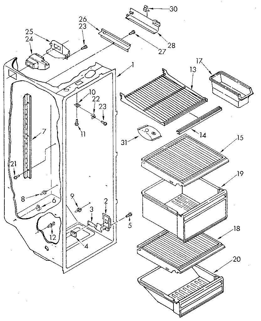 Refrigerator liner